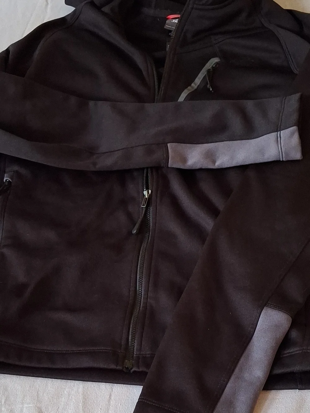 The North Face hooded softshell
